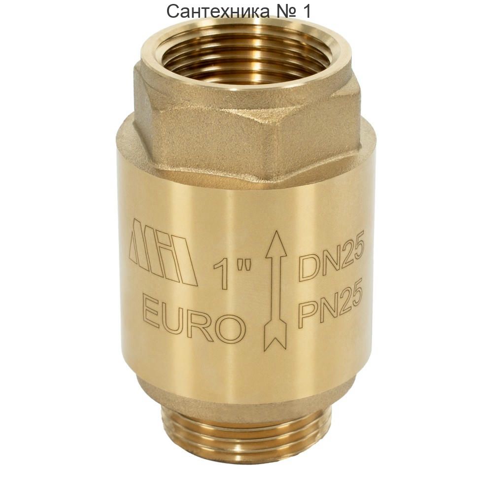 Клапан обратный с металлическим седлом 1" ВН Millennium