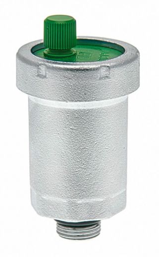 Воздухоотводчик автоматический 3/8" НР, прямой, хром FAR