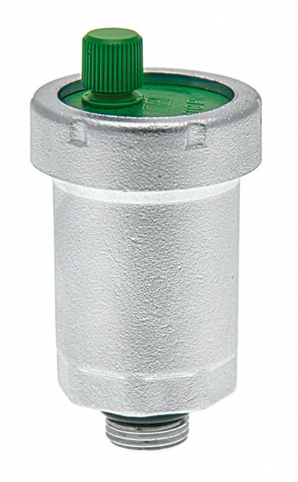 Воздухоотводчик автоматический 3/8" НР, прямой, хром FAR