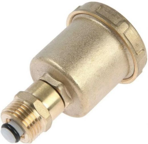 Воздухоотводчик автоматический 1/2" с запорным клапаном TIM