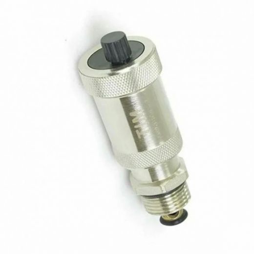 Воздухоотводчик автоматический 1/2" с клапаном, прямое подключение TIM