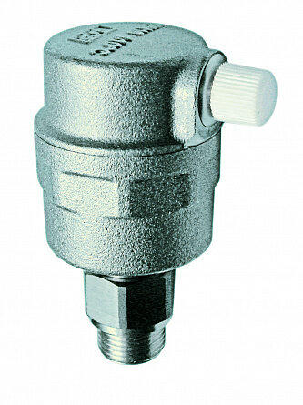 Воздухоотводчик GAISER с боковым выпуском 1/2 НР с обратным клапаном FAR