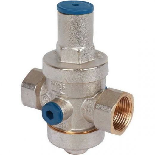 Редуктор давления PN25 ВВ 3/4 с выходом под манометр STOUT