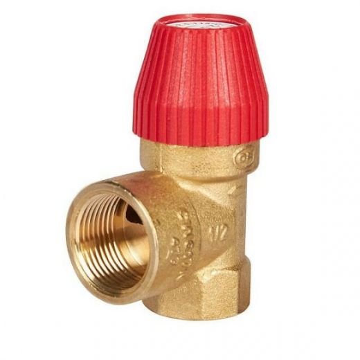 Клапан предохранительный для отопления 2.5 бар 1/2"x3/4" (477.127) STOUT
