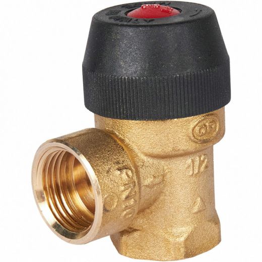 Клапан предохранительный для отопления 3 бар 1/2"х1/2" (487.130) STOUT