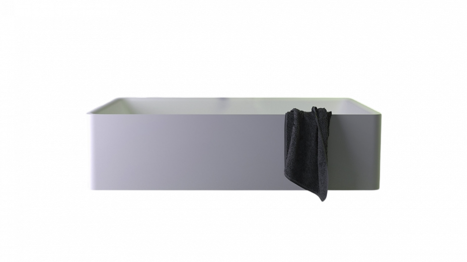 Изображение Ванна из искусственного камня Knief Shine 0600-041-01 bi matt 180х80 с LED подсветкой