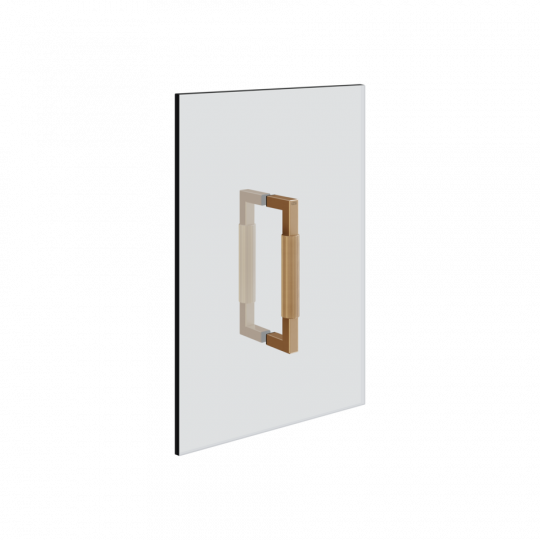 Ручка для душевой двери двойная Gessi Rigato 20 см 67531 схема 16