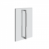 Ручка для душевой двери двойная Gessi Rigato 45 см 67535 схема 3