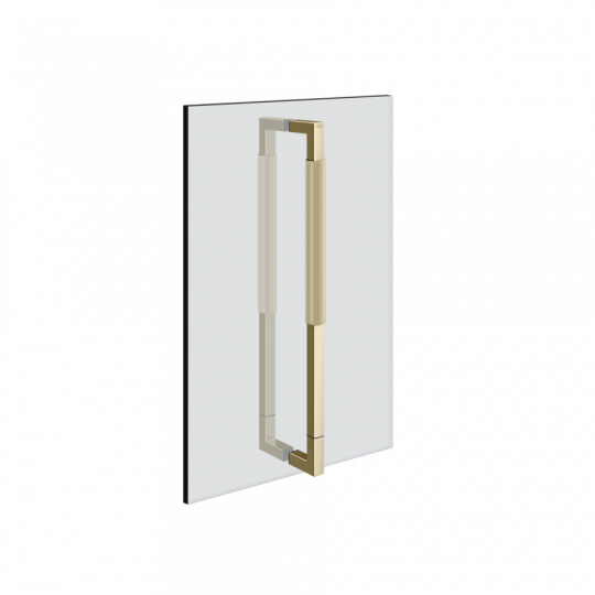 Ручка для душевой двери двойная Gessi Rigato 45 см 67535 схема 15