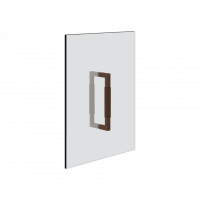 Ручка для душевой двери двойная Gessi Diamanto 20 см 67631 схема 1