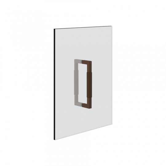 Ручка для душевой двери двойная Gessi Diamanto 20 см 67631 схема 1