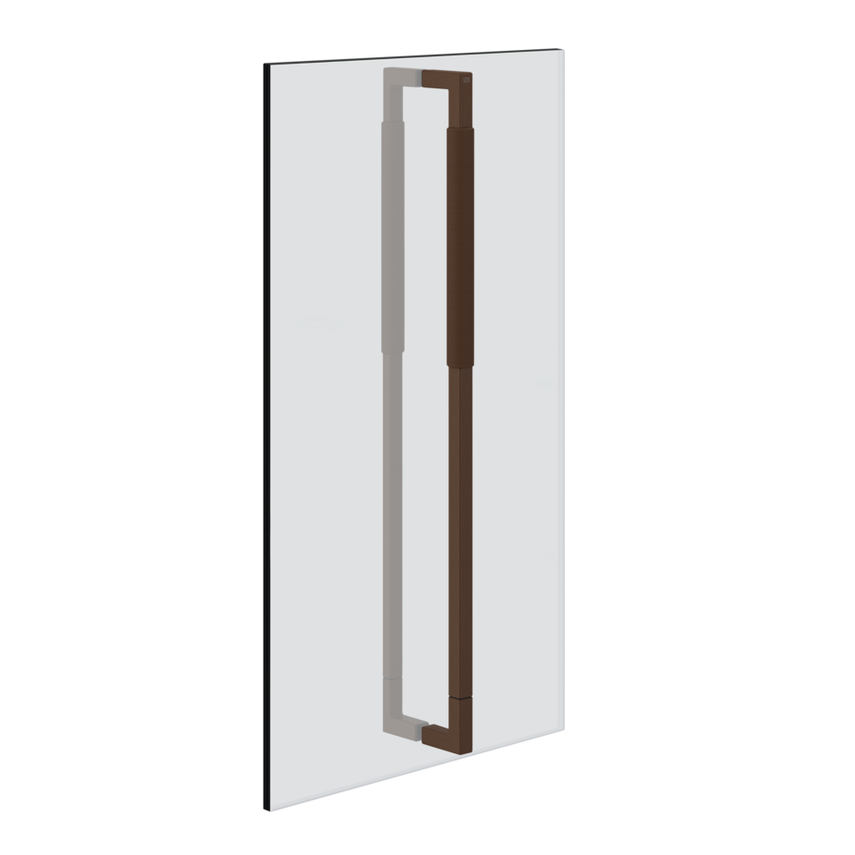 Ручка для душевой двери двойная Gessi Diamanto 60 см 67637