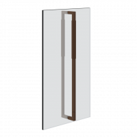 Ручка для душевой двери двойная Gessi Diamanto 60 см 67637 схема 1