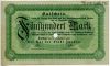 Германия. Нотгельд г. Цвиккау 500 марок 1922