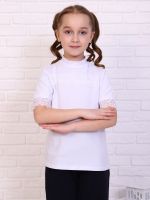 Фредерика блузка детская кор.рукав [белый]
