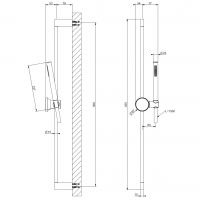 Набор душевой Gessi Origini 66145 схема 2
