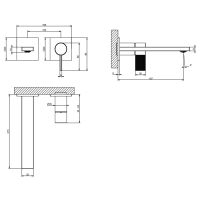 Смеситель для раковины Gessi Inverso Rigato 73588 схема 9