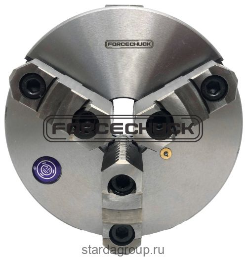 Трехкулачковый самоцентрирующийся токарный патрон 7100-0016 FORCECHUCK  со сборными кулачками