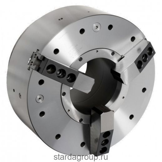 Механизированный токарный патрон с интегрированным пневматическим цилиндром 2500-500-230