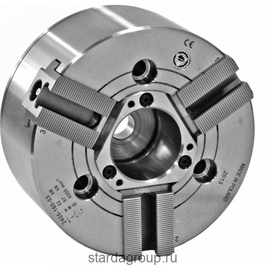 Механизированный токарный патрон с проходным отверстием 2405-315-110K SGM