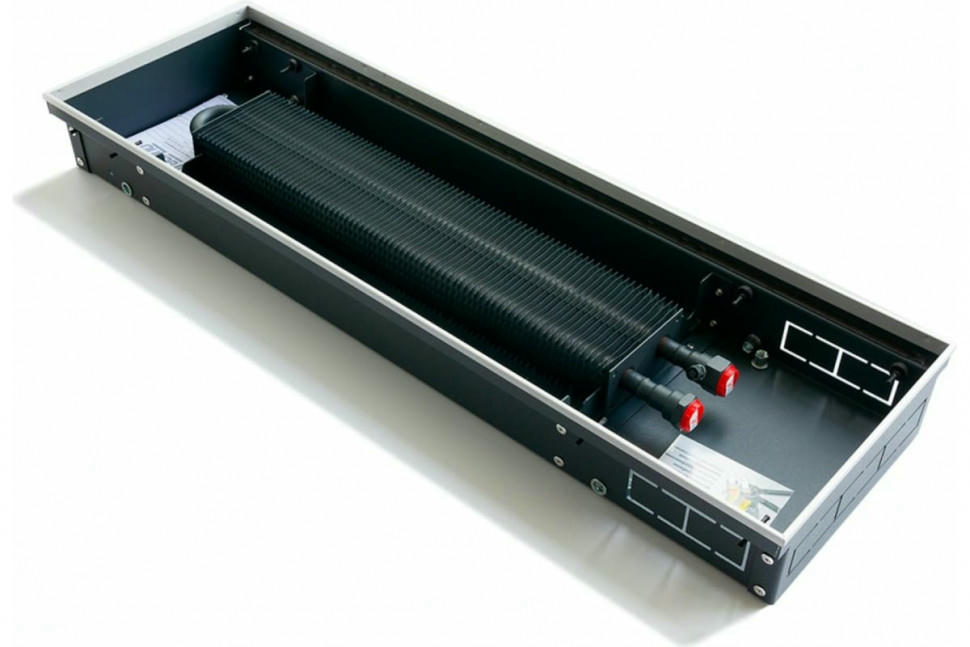 Конвектор внутрипольный водяной KVZ 200-105-1200 с естественной конвекцией Technowarm