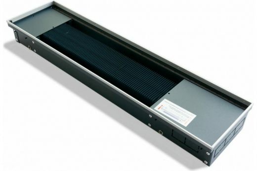 Конвектор внутрипольный водяной KVZV 420-85-3000 с принудительной конвекцией Technowarm