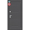 Дверь Входная с Зеркалом с Ночной Задвижкой el’PORTA (Portika) Porta T2 1218-0153 / Эльпорта Портика