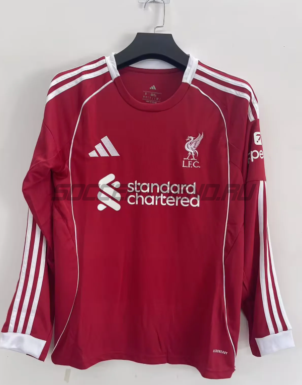 Домашняя форма Liverpool(длинный рукав) 25/26
