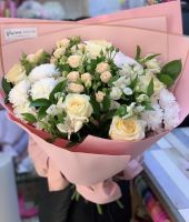 Букет нежный с пионовидной розой