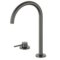 Смеситель для раковины Newform XT 4220 высокий поворотный излив 2 отверстия схема 3