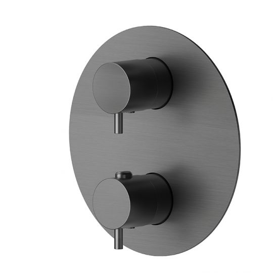 Смеситель для душа термостатический Newform X-STEEL 316 69663EX с переключателем до 5 источников (для 31061/31020/27888/27889) схема 2