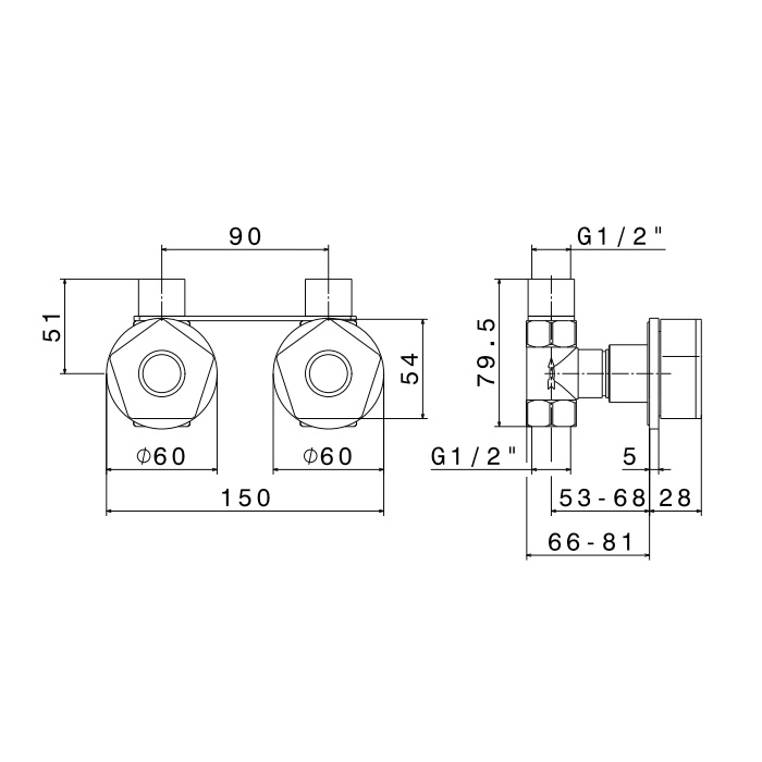 Смеситель для душа настенный Newform ParkLE 69776 на 1 поток ФОТО