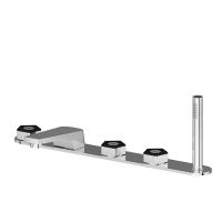 Смеситель для установки на борт ванны Newform ParkLE 69789C 5 отверстий с ручной лейкой схема 1 Смеситель для установки на борт ванны Newform ParkLE 69789C 5 отверстий с ручной лейкой схема 1