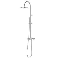 Душевая стойка с верхним и ручным душем Newform Blink 70852.21.018 хром схема 1