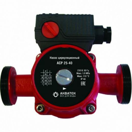Насос циркуляционный ACP 25-40 с гайками тип 2 Акватек
