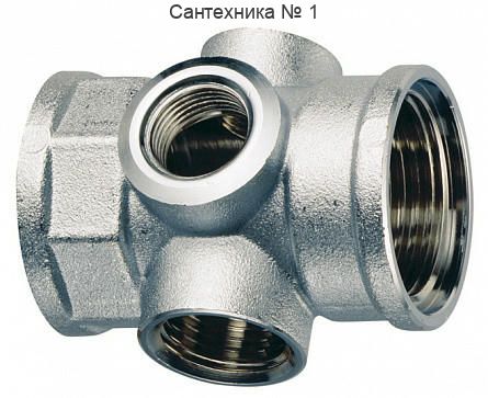 Узел для выпускника воздуха, термоманометра и заглушки 1" FAR