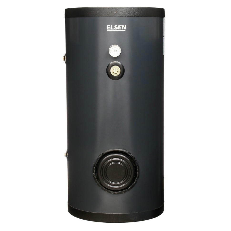 Бойлер косвенного нагрева с одним змеевиком 150 л, внешнее покрытие оцинкованная сталь ELSEN