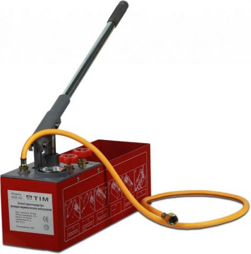 Насос для опрессовки систем отопления 60 бар, 13 л TIM