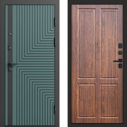 Входная дверь Termo-door Квантум velutto verde - Орех стандарт