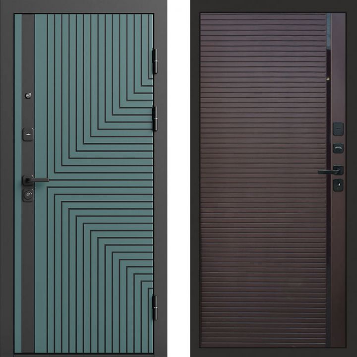 Входная дверь Termo-door Квантум velutto verde - Porte Шоколад