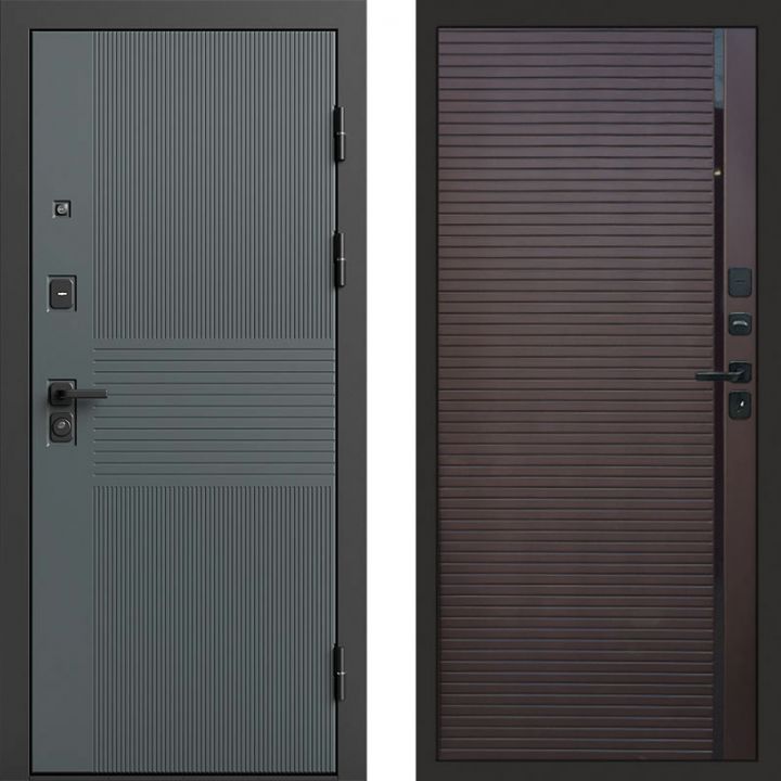 Входная дверь Termo-door Селект Графит - Porte Шоколад