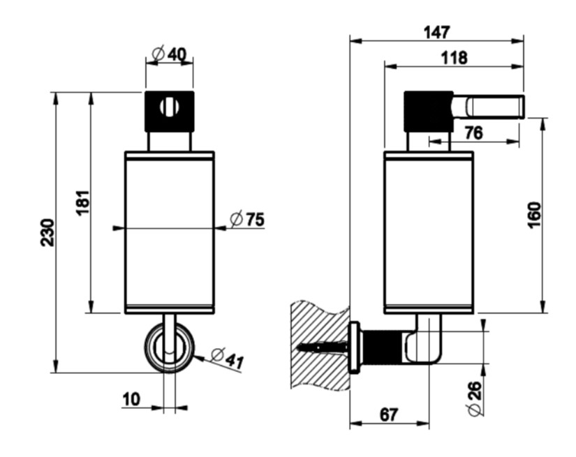 Gessi Inciso Диспенсер для жидкого мыла 58514 ФОТО