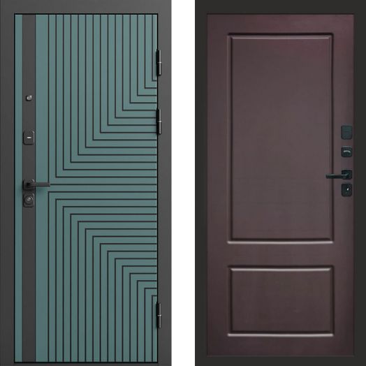 Входная дверь Termo-door Квантум velutto verde - Марсель Шоколад