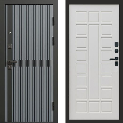 Входная дверь Termo-door Граунд Грей - Престиж Бежевый матовый