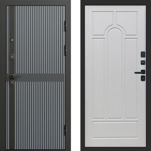 Входная дверь Termo-door Граунд Грей - Арка Лиственница