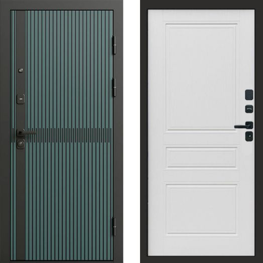 Входная дверь Termo-door Граунд velutto verde - Классика Лиственница