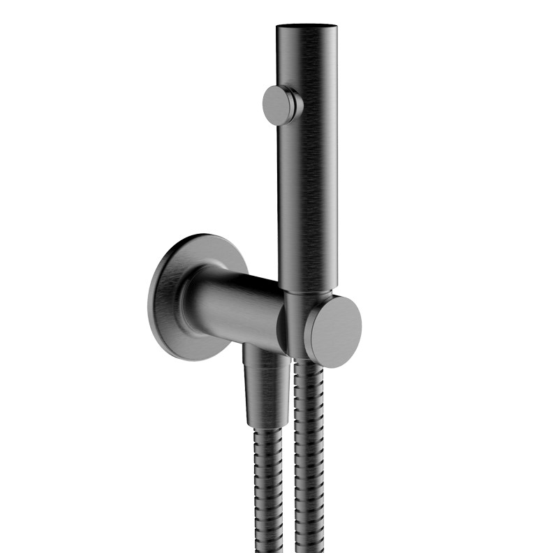 Изображение Гигиенический душ Gessi Inciso Total Look без смесителя 58153299 черный матовый