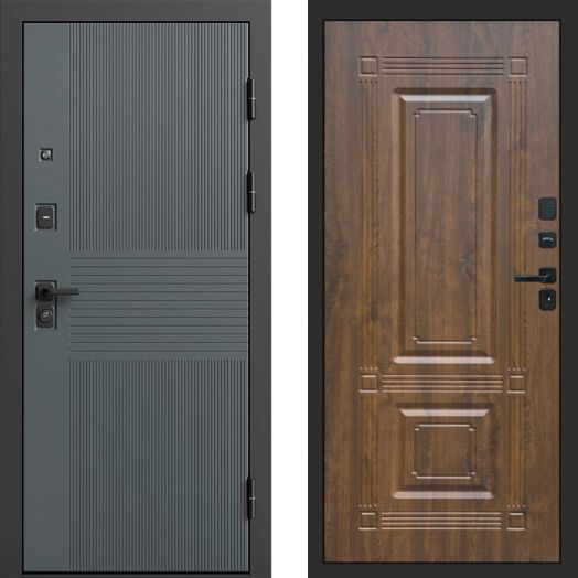 Входная дверь Termo-door Селект Графит - Мадрид Дуб
