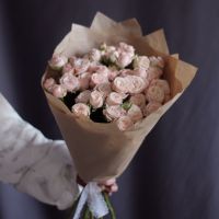 Кустовые розы (нежно розовые)