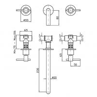 Смеситель для раковины Zucchetti Helm ZHL760.X/ZHL761.X схема 4